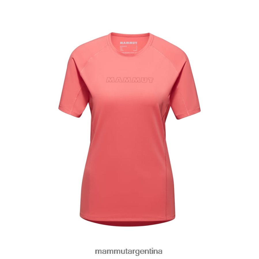 logotipo de camiseta selun fl mujer 2B8PD2884 Mammut salmón ropa