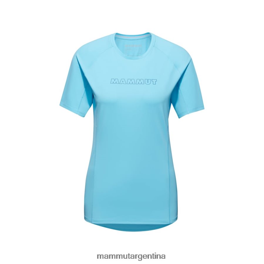 logotipo de camiseta selun fl mujer 2B8PD2887 Mammut azul fresco ropa