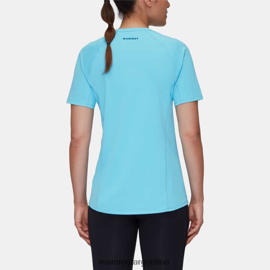 logotipo de camiseta selun fl mujer 2B8PD2887 Mammut azul fresco ropa