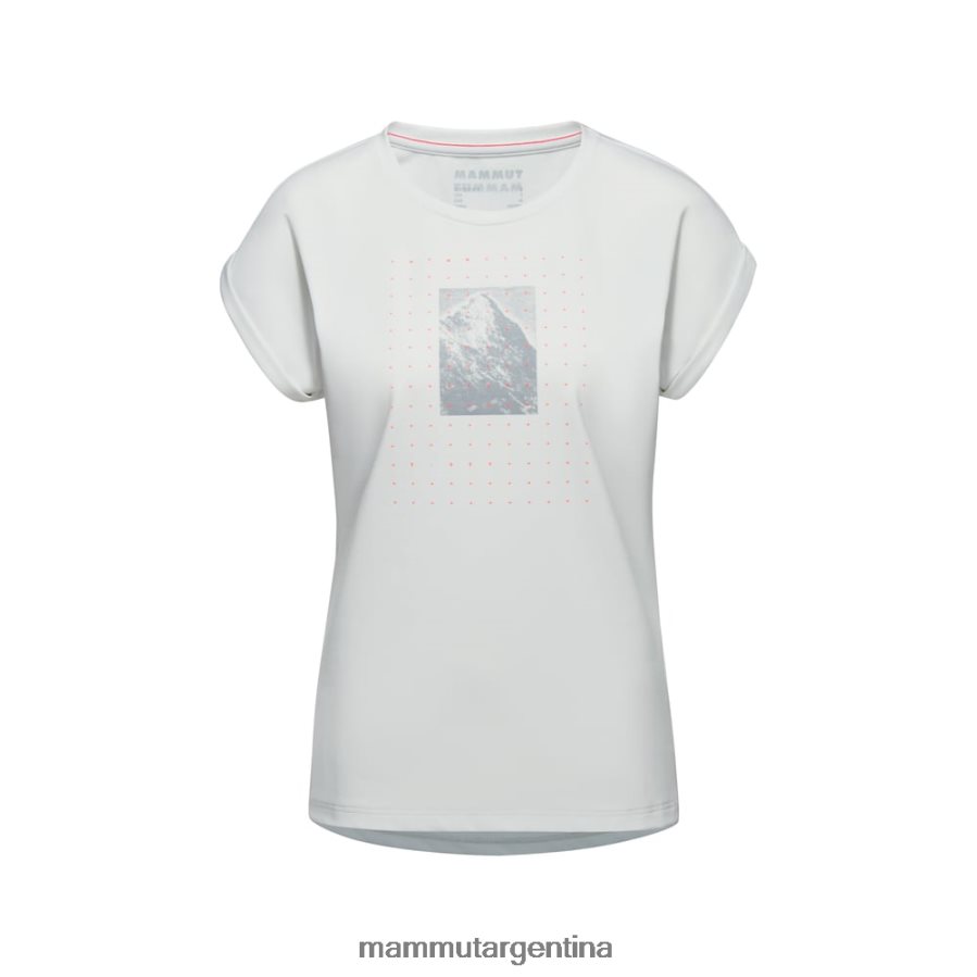 montaña camiseta eiger mujer 2B8PD2892 Mammut blanquecino ropa