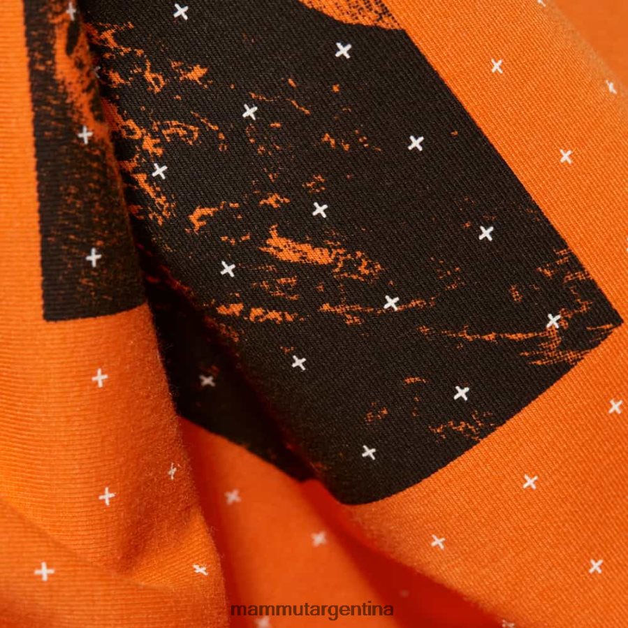 montaña camiseta eiger mujer 2B8PD2893 Mammut mandarina oscura ropa