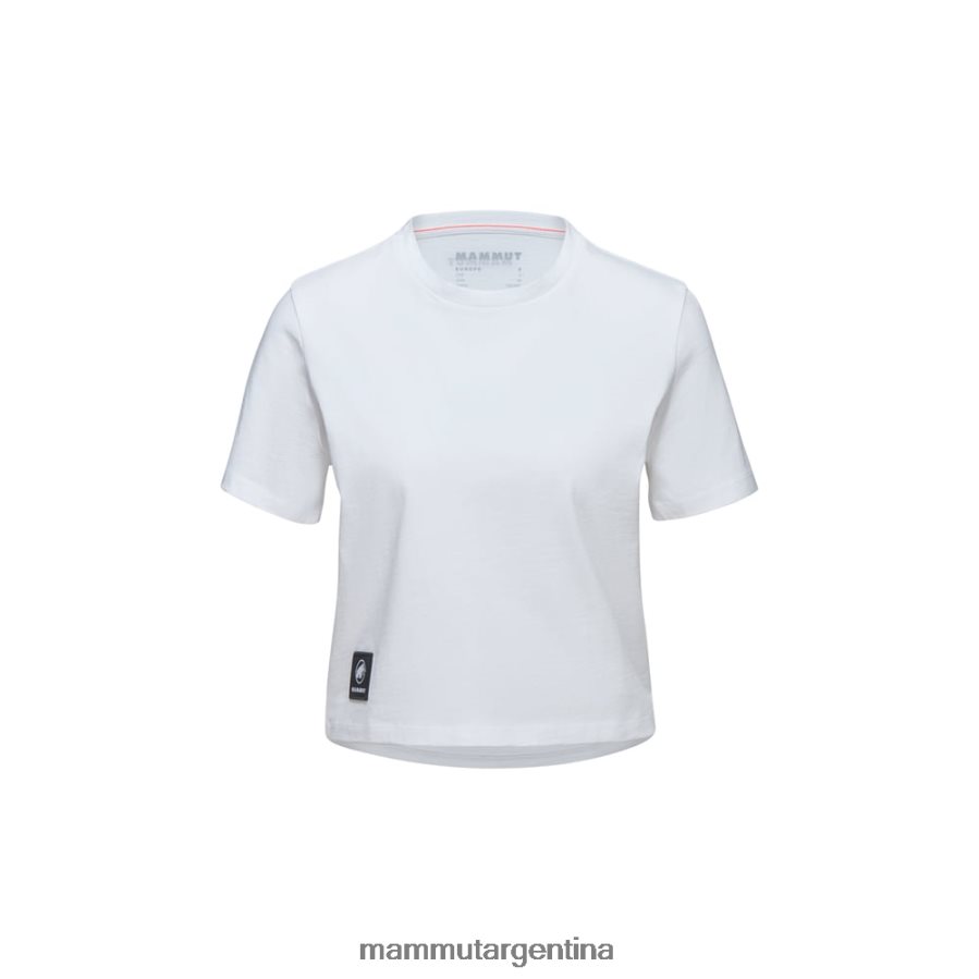 parche recortado camiseta massone mujer 2B8PD2186 Mammut blanco ropa