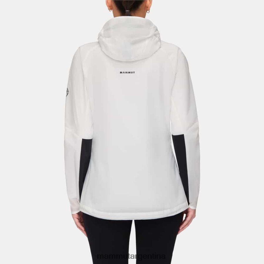 chamarra con capucha aenergy wb mujer 2B8PD25 Mammut blanco negro ropa