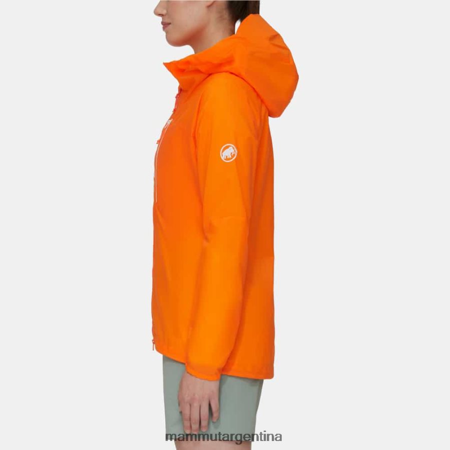 chamarra con capucha aenergy wb mujer 2B8PD2641 Mammut mandarina oscura ropa