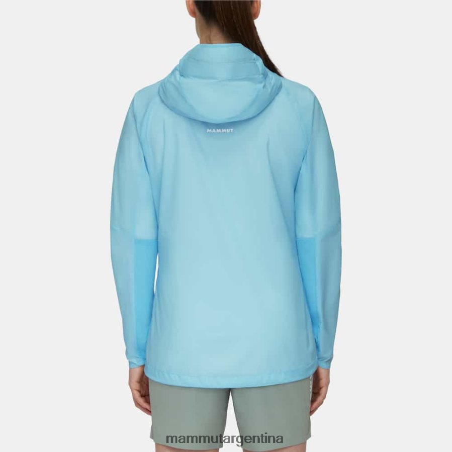 chamarra con capucha aenergy wb mujer 2B8PD2642 Mammut azul fresco ropa