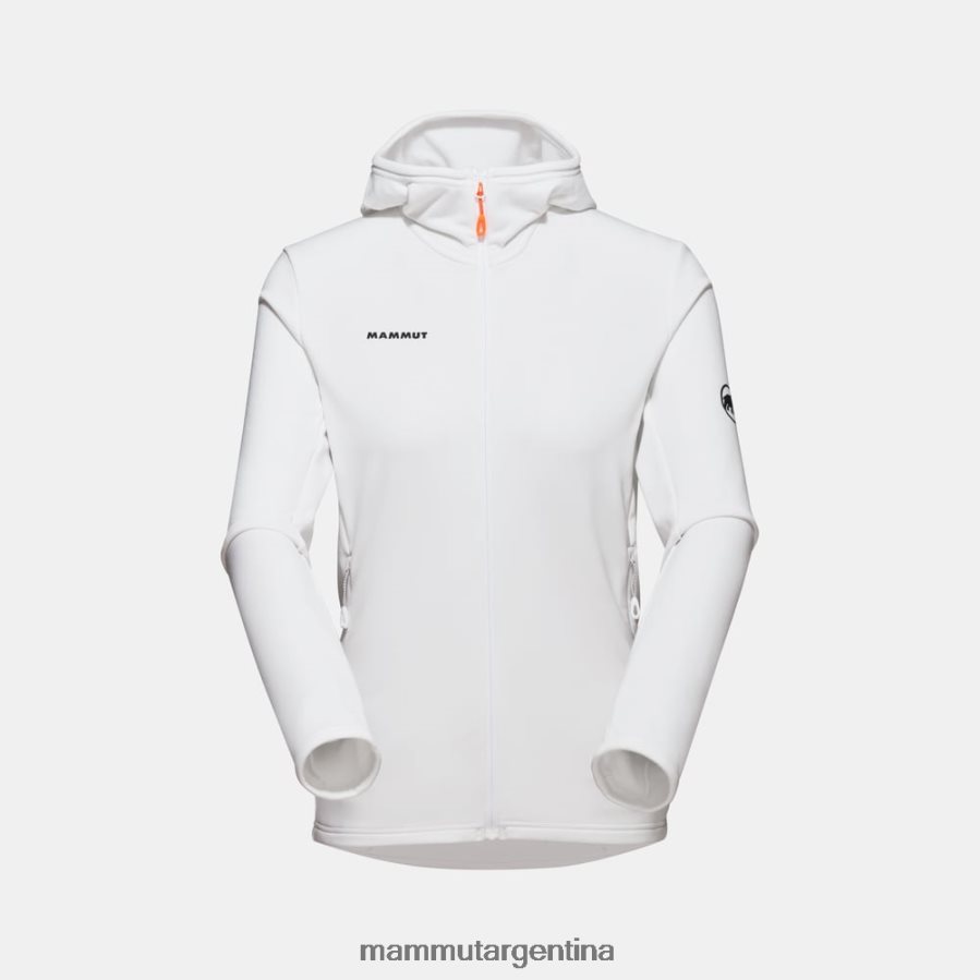 chaqueta con capucha aconcagua light ml mujer 2B8PD2159 Mammut blanco ropa
