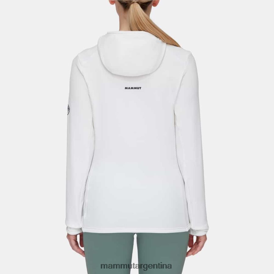 chaqueta con capucha aconcagua light ml mujer 2B8PD2159 Mammut blanco ropa