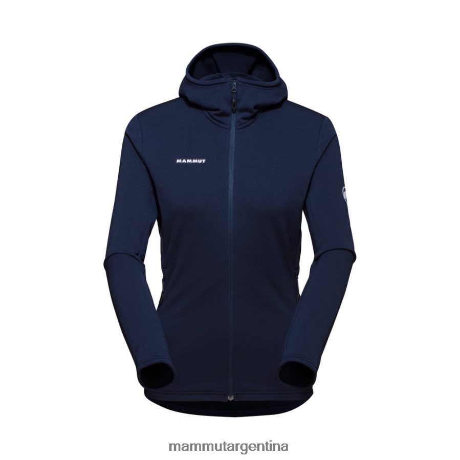 chaqueta con capucha aconcagua light ml mujer 2B8PD2913 Mammut marina ropa