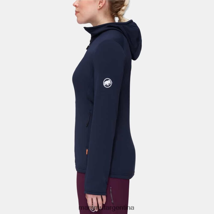 chaqueta con capucha aconcagua light ml mujer 2B8PD2913 Mammut marina ropa