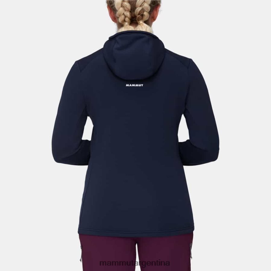 chaqueta con capucha aconcagua light ml mujer 2B8PD2913 Mammut marina ropa