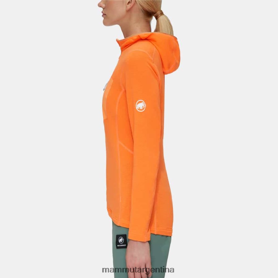 chaqueta con capucha aenergy light ml mujer 2B8PD2166 Mammut Mandarina ropa