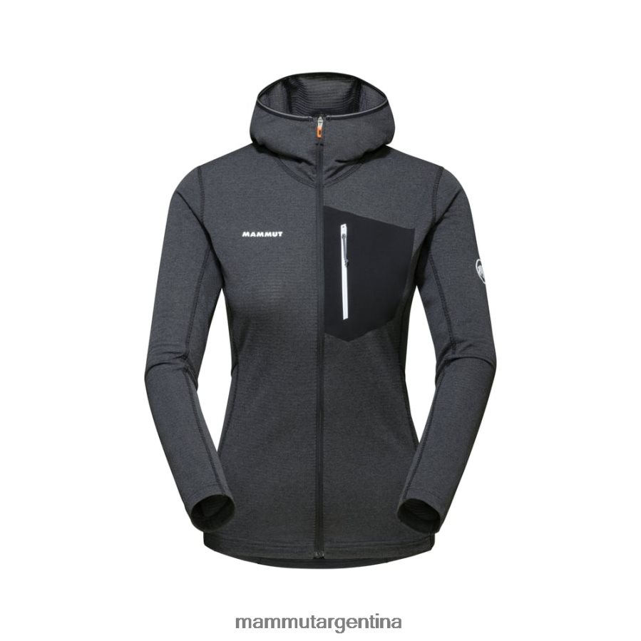 chaqueta con capucha aenergy light ml mujer 2B8PD2929 Mammut fantasma negro ropa