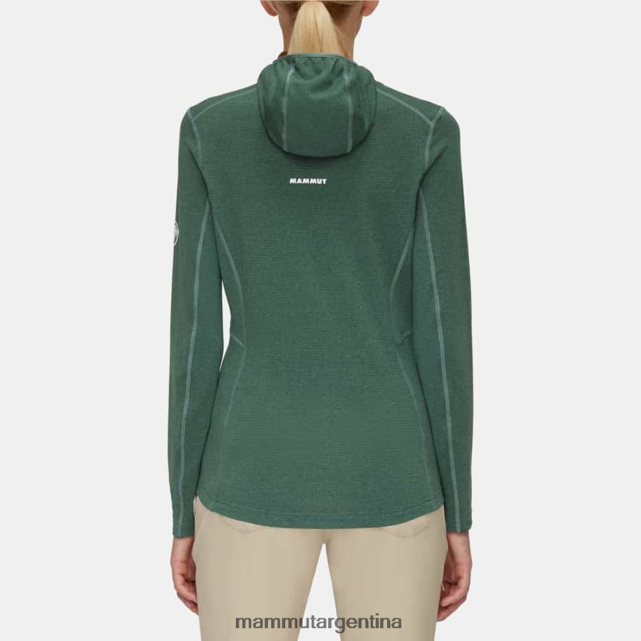 chaqueta con capucha aenergy light ml mujer 2B8PD2931 Mammut jade oscuro ropa