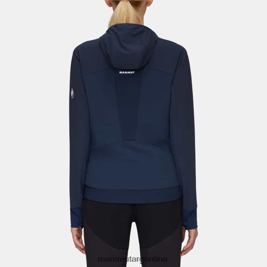 chaqueta con capucha aenergy so hybrid mujer 2B8PD2695 Mammut naranja marino-vibrante ropa