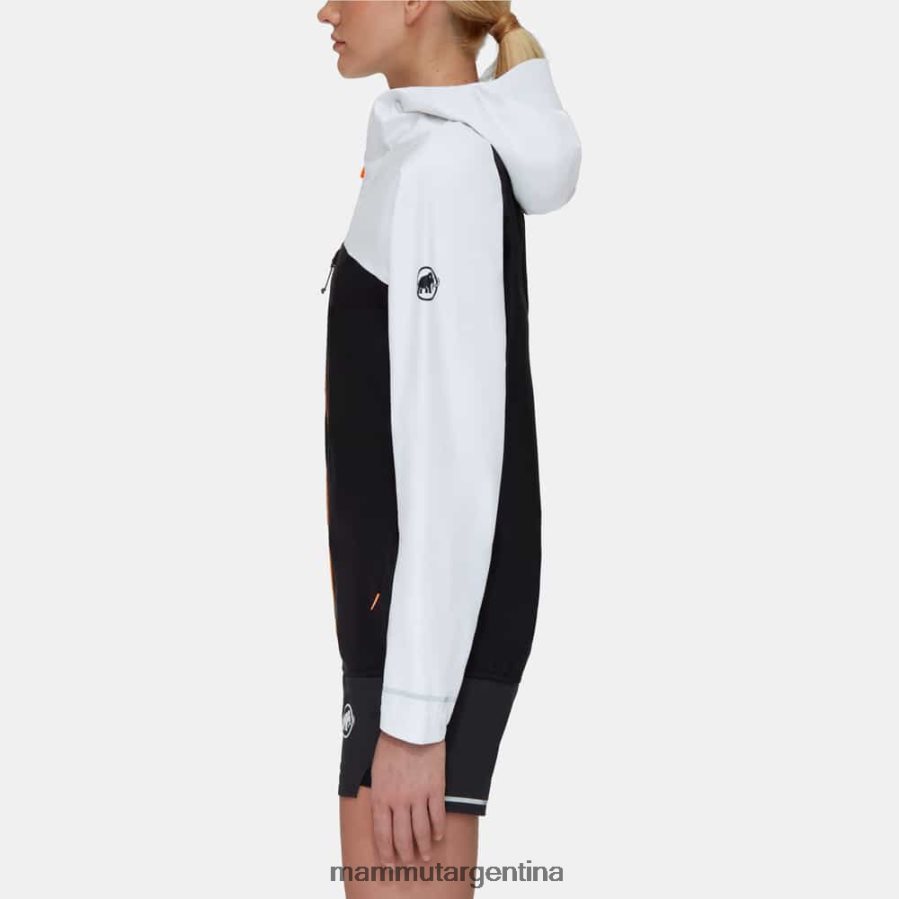 chaqueta con capucha aenergy tr hs mujer 2B8PD230 Mammut blanco negro ropa