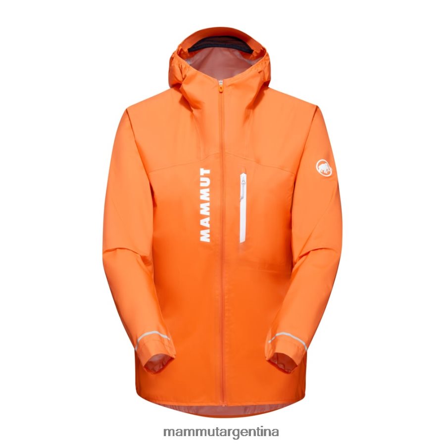 chaqueta con capucha aenergy tr hs mujer 2B8PD2687 Mammut mandarina oscura ropa
