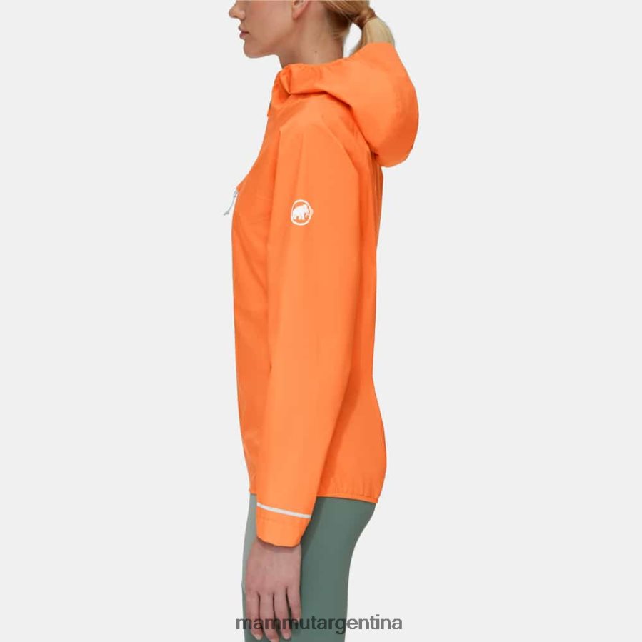 chaqueta con capucha aenergy tr hs mujer 2B8PD2687 Mammut mandarina oscura ropa