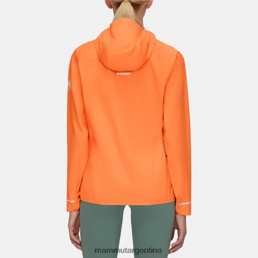 chaqueta con capucha aenergy tr hs mujer 2B8PD2687 Mammut mandarina oscura ropa