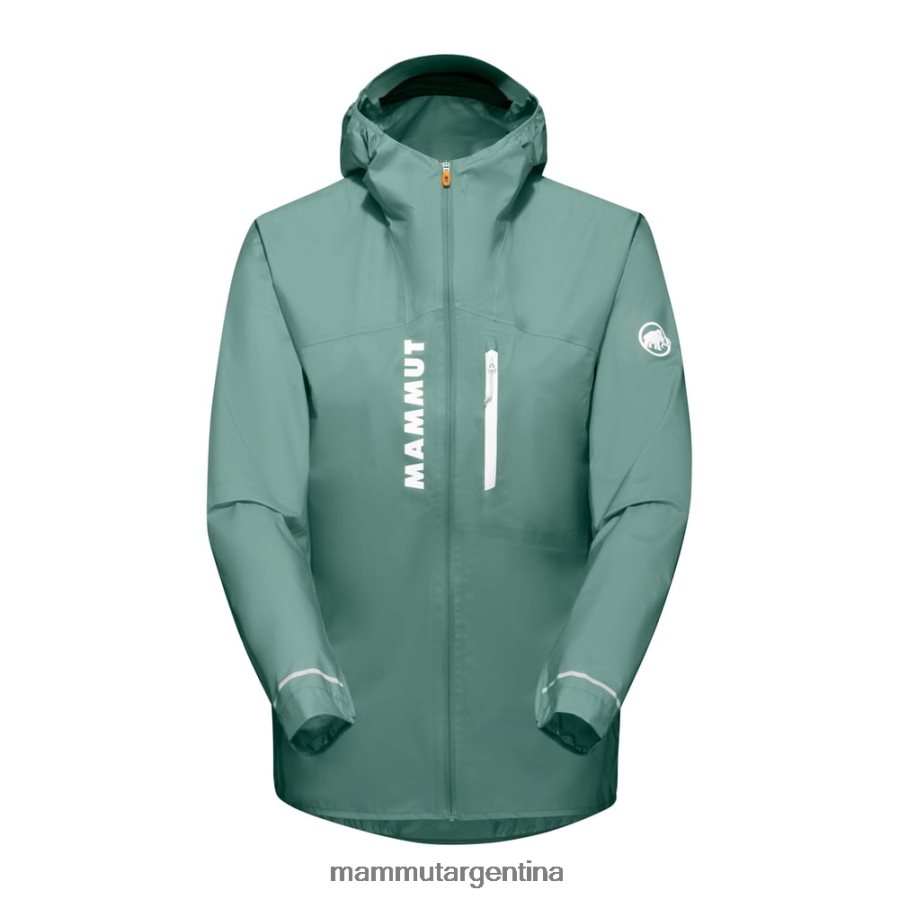 chaqueta con capucha aenergy tr hs mujer 2B8PD2688 Mammut jade oscuro ropa