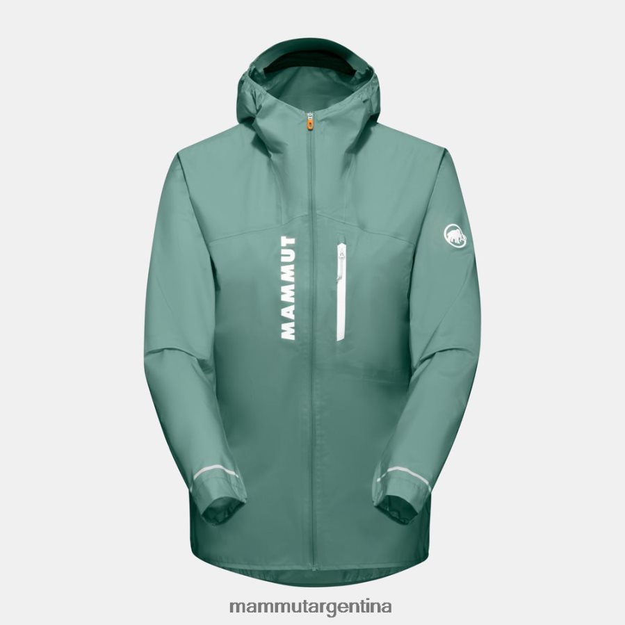 chaqueta con capucha aenergy tr hs mujer 2B8PD2688 Mammut jade oscuro ropa