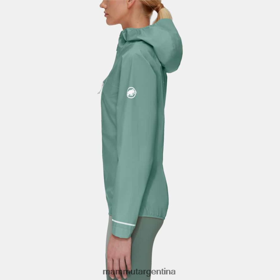 chaqueta con capucha aenergy tr hs mujer 2B8PD2688 Mammut jade oscuro ropa