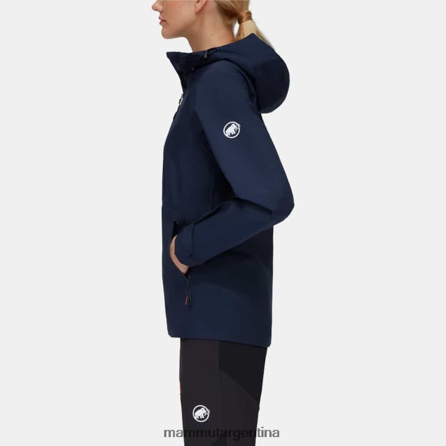 chaqueta con capucha carry tour hs mujer 2B8PD2745 Mammut marina ropa