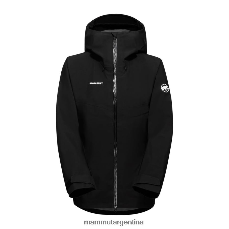 chaqueta con capucha crater iv hs mujer 2B8PD229 Mammut negro ropa