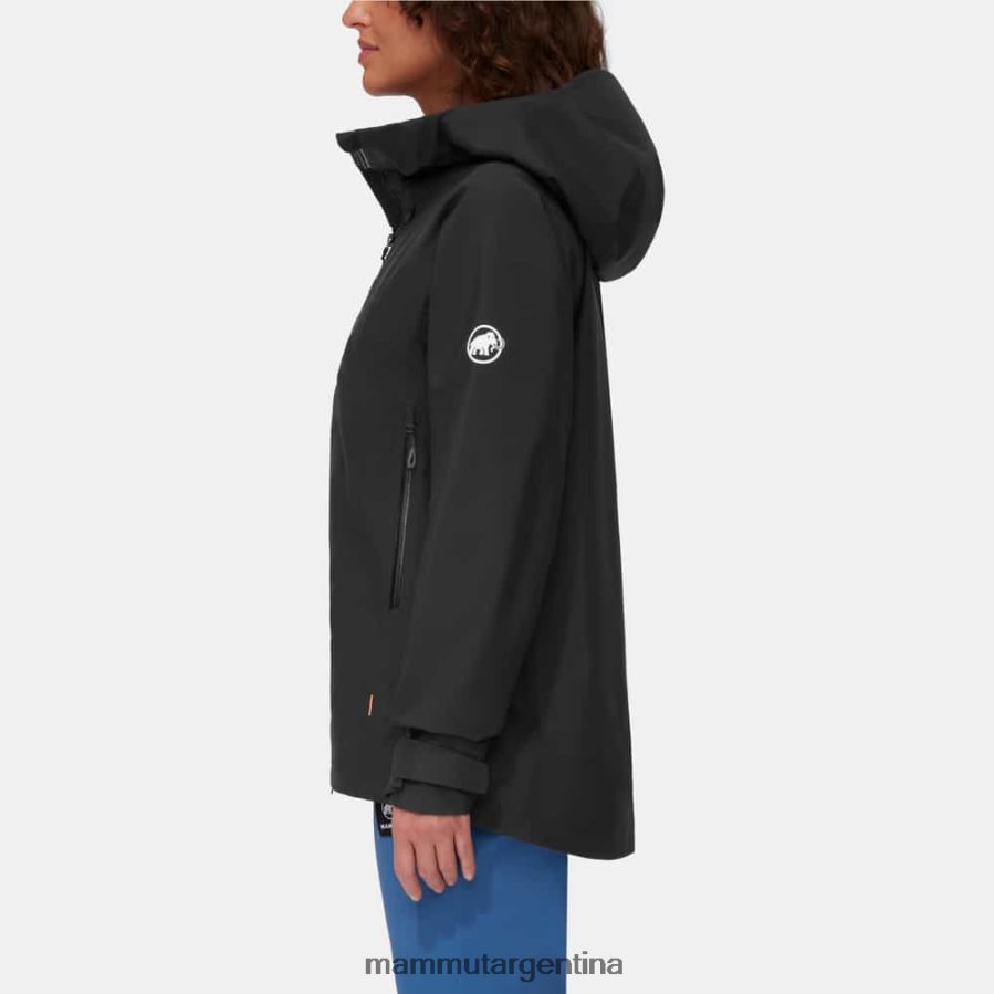 chaqueta con capucha crater iv hs mujer 2B8PD229 Mammut negro ropa