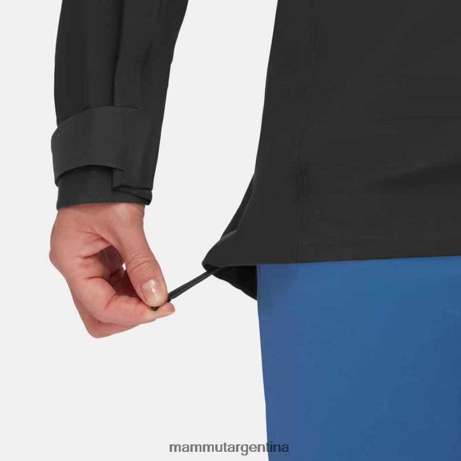 chaqueta con capucha crater iv hs mujer 2B8PD229 Mammut negro ropa