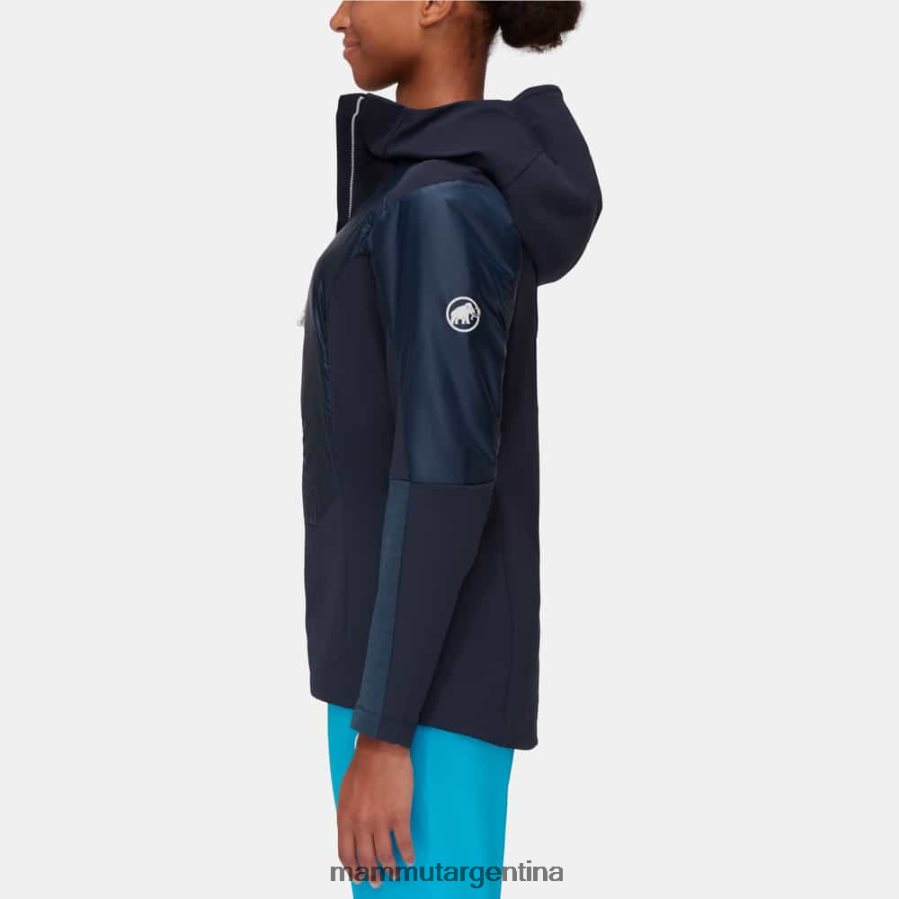 chaqueta con capucha eisfeld so hybrid mujer 2B8PD2770 Mammut noche ropa