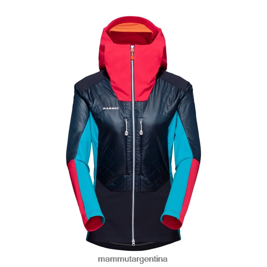 chaqueta con capucha eisfeld so hybrid mujer 2B8PD283 Mammut noche-azalea ropa