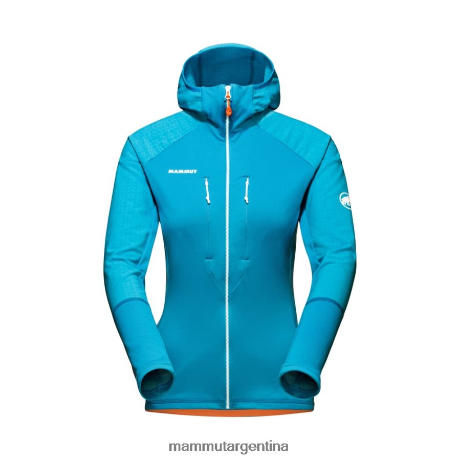chaqueta con capucha eiswand advanced ml mujer 2B8PD2966 Mammut cielo ropa
