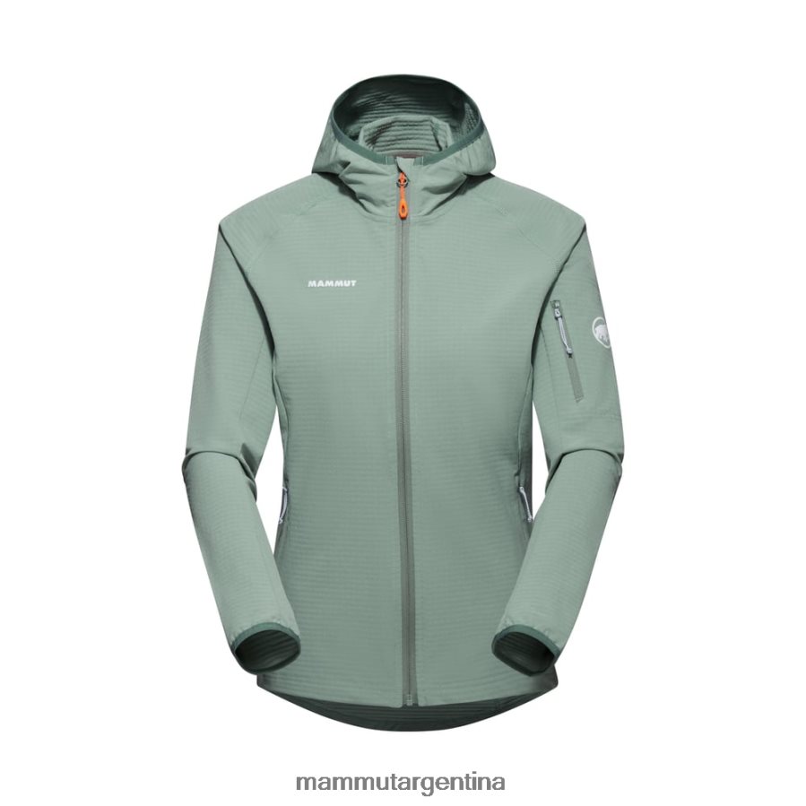 chaqueta con capucha madris light ml mujer 2B8PD2125 Mammut jade ropa