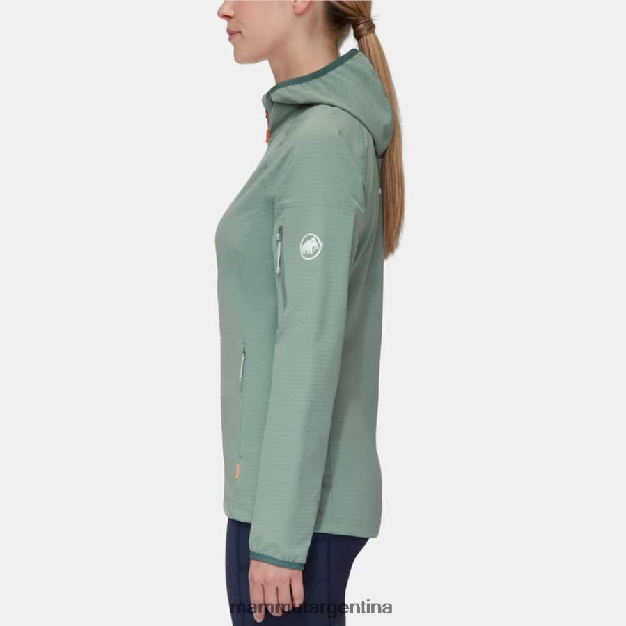 chaqueta con capucha madris light ml mujer 2B8PD2125 Mammut jade ropa