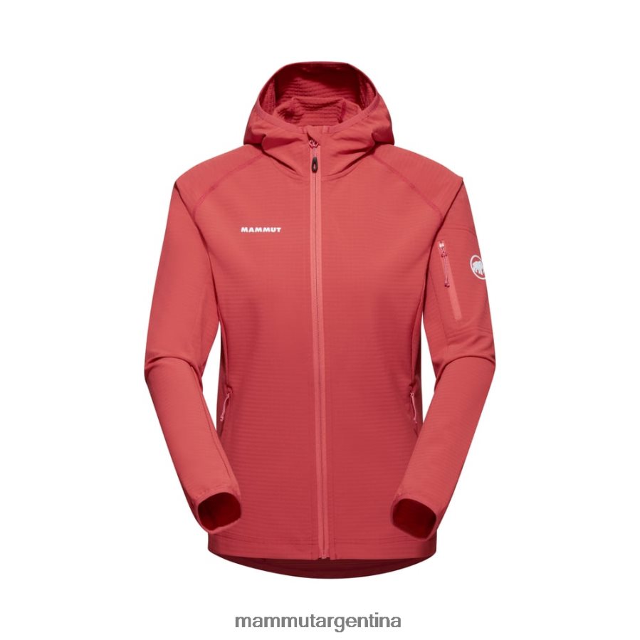 chaqueta con capucha madris light ml mujer 2B8PD2831 Mammut terracota ropa
