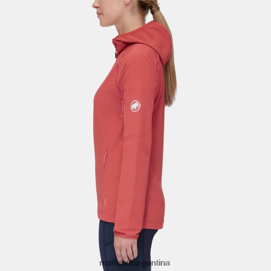 chaqueta con capucha madris light ml mujer 2B8PD2831 Mammut terracota ropa