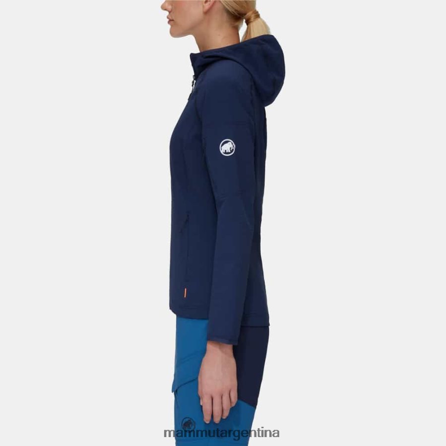 chaqueta con capucha madris light ml mujer 2B8PD2832 Mammut marina ropa