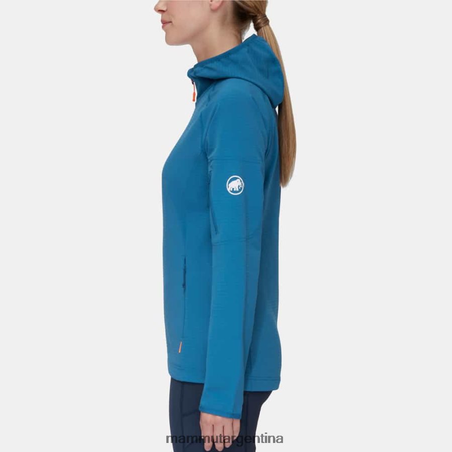 chaqueta con capucha madris light ml mujer 2B8PD2833 Mammut hielo profundo ropa
