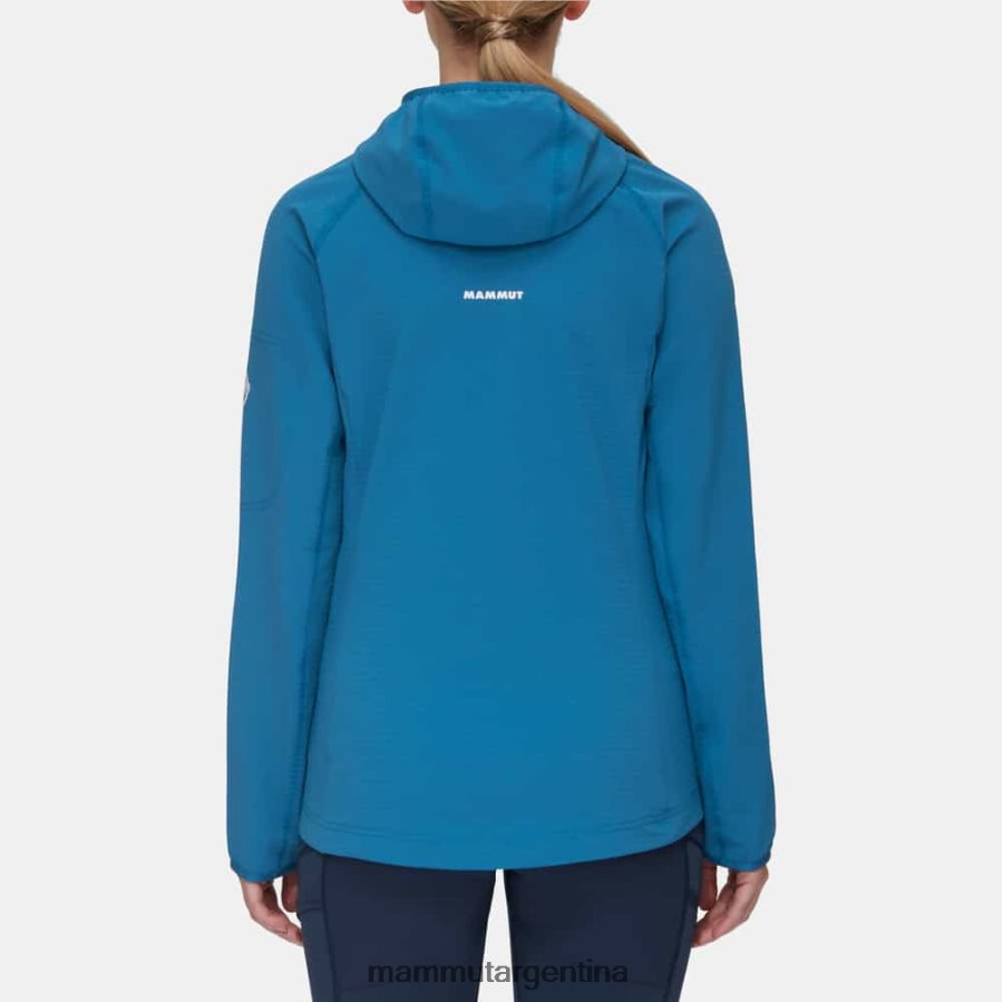 chaqueta con capucha madris light ml mujer 2B8PD2833 Mammut hielo profundo ropa