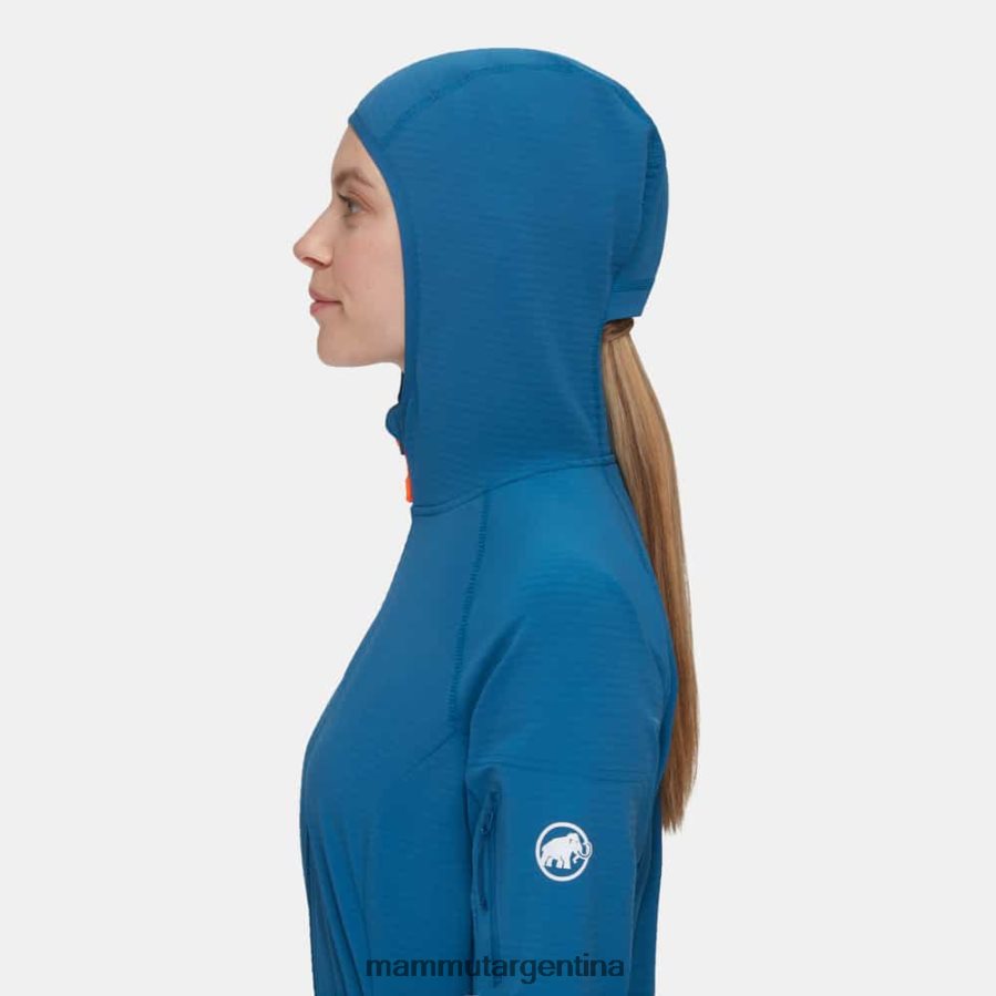 chaqueta con capucha madris light ml mujer 2B8PD2833 Mammut hielo profundo ropa