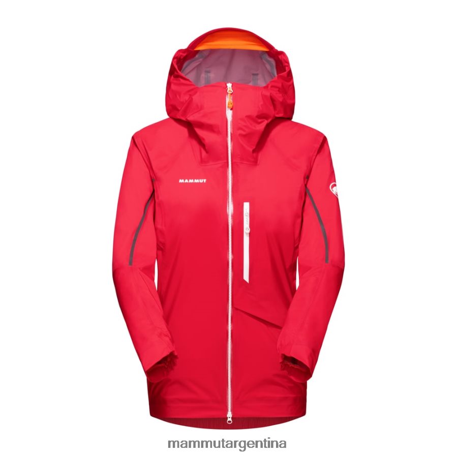 chaqueta con capucha nordwand light hs mujer 2B8PD2680 Mammut azalea ropa