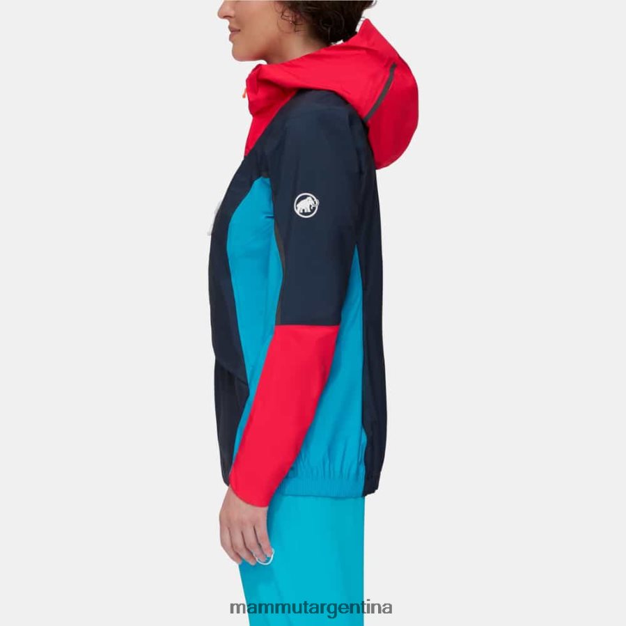 chaqueta con capucha nordwand light hs mujer 2B8PD2681 Mammut noche-azalea ropa
