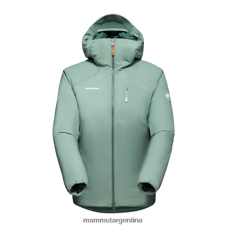 chaqueta con capucha rime in flex mujer 2B8PD272 Mammut jade ropa