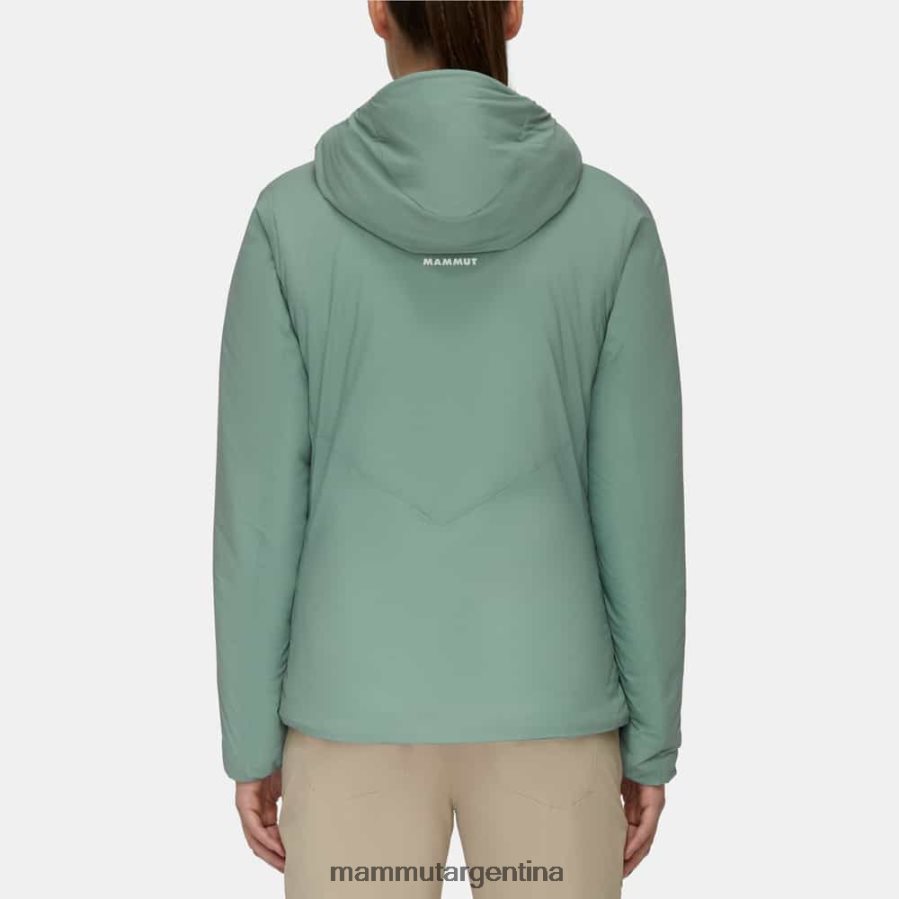 chaqueta con capucha rime in flex mujer 2B8PD272 Mammut jade ropa