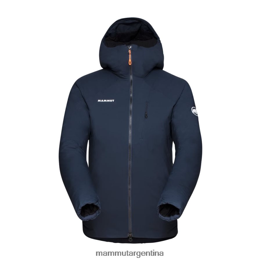 chaqueta con capucha rime in flex mujer 2B8PD2753 Mammut negro marino ropa