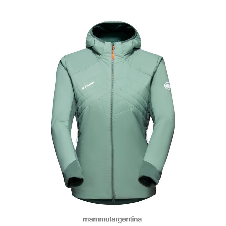 chaqueta con capucha rime light in flex mujer 2B8PD2756 Mammut jade-jade oscuro ropa