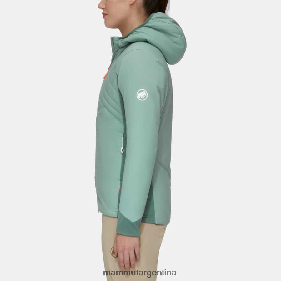 chaqueta con capucha rime light in flex mujer 2B8PD2756 Mammut jade-jade oscuro ropa