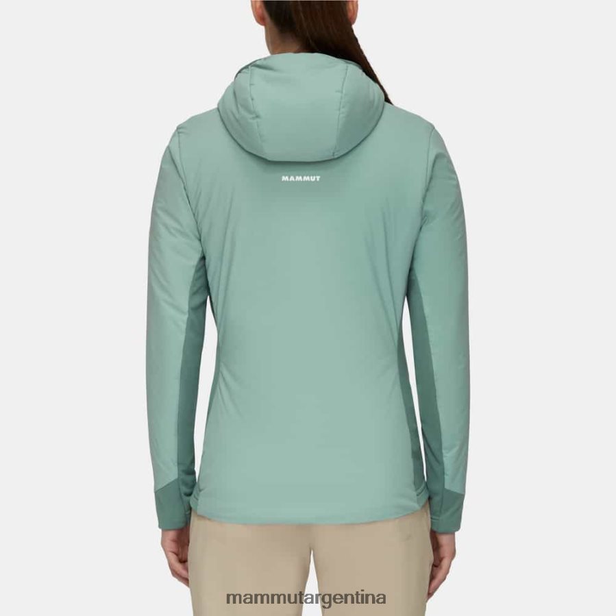 chaqueta con capucha rime light in flex mujer 2B8PD2756 Mammut jade-jade oscuro ropa