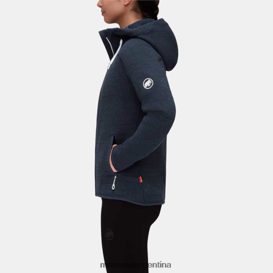 chaqueta con capucha ártica ml mujer 2B8PD2271 Mammut mezcla marina ropa
