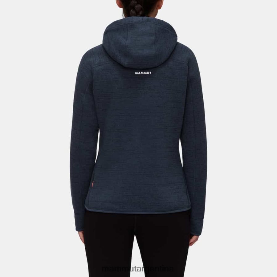 chaqueta con capucha ártica ml mujer 2B8PD2271 Mammut mezcla marina ropa